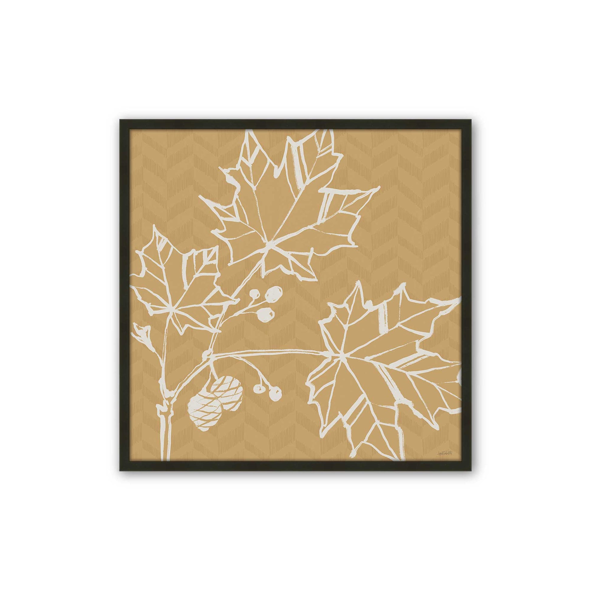 [Color:Satin Black], Picture of art in a Satin Black frame