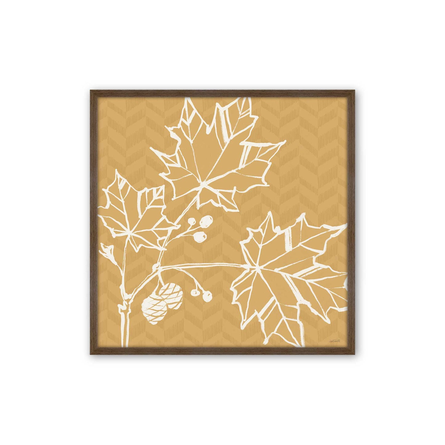 [Color:Walnut], Picture of art in a Walnut frame