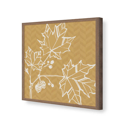 [Color:Walnut], Picture of art in a Walnut frame of the corner