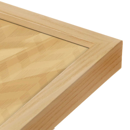 [Color:Espresso], Picture of art in a Espresso frame at an angle