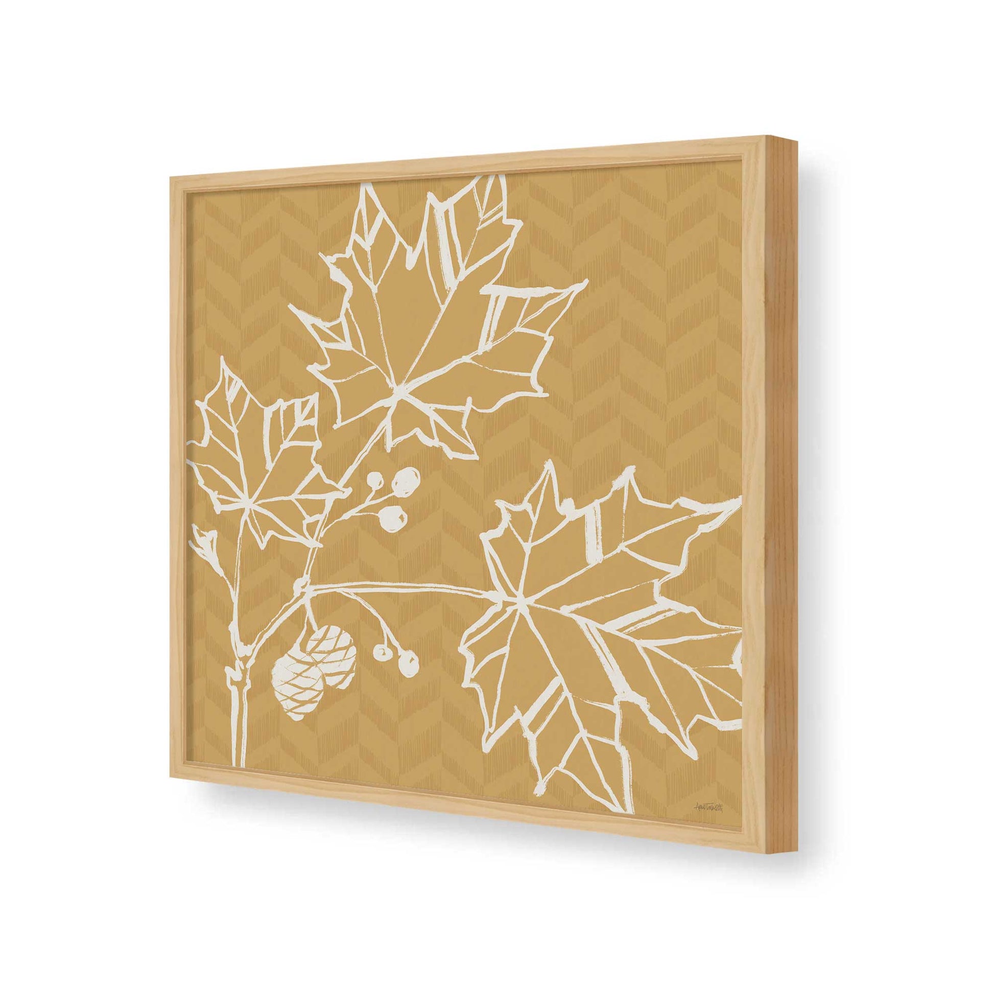 [Color:Espresso], Picture of art in a Espresso frame of the corner