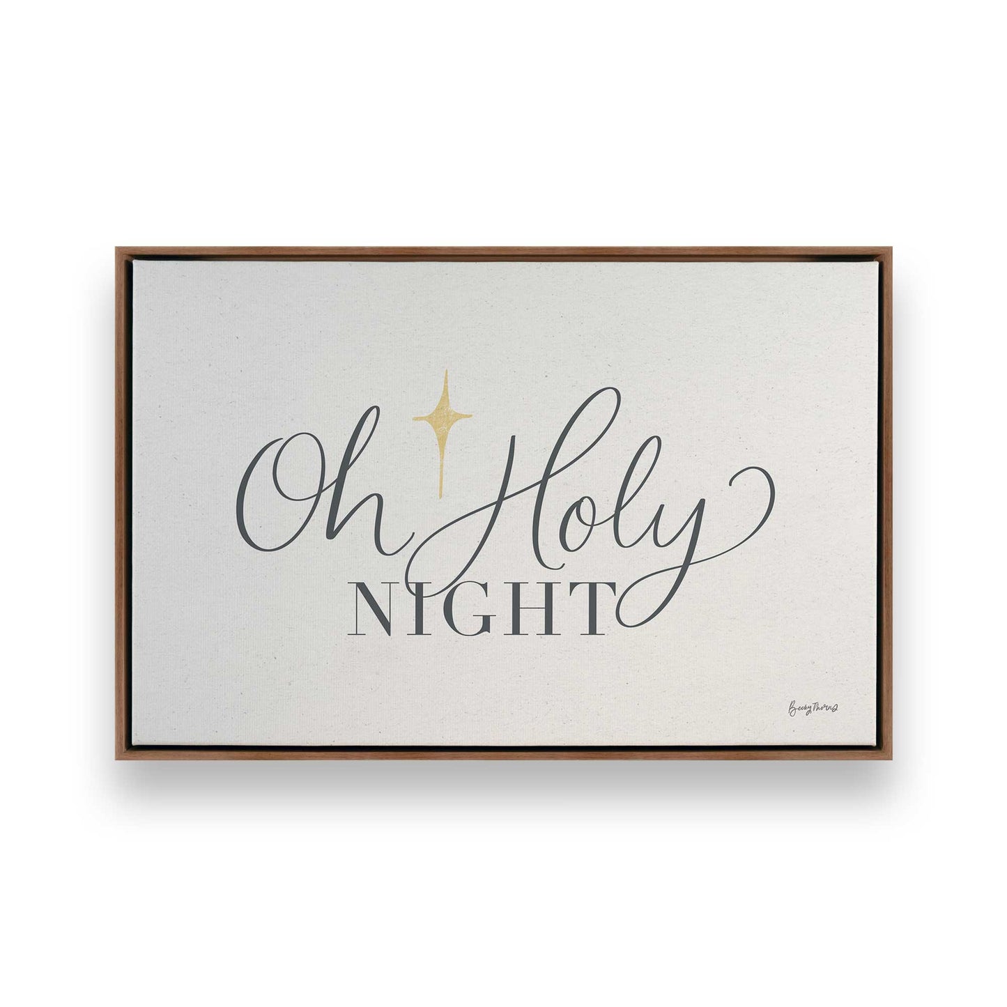 [Color:Walnut], Picture of art in a Walnut frame