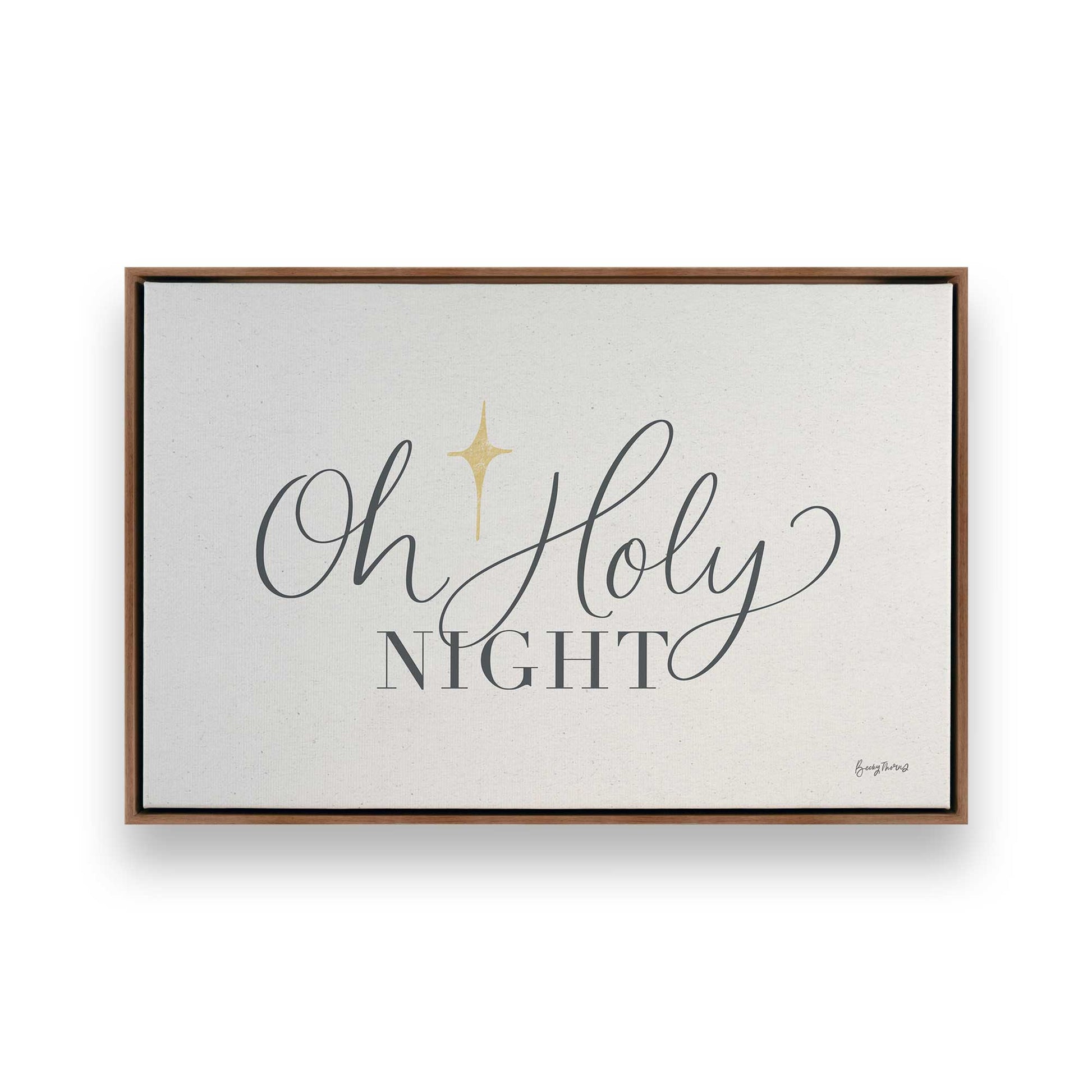 [Color:Walnut], Picture of art in a Walnut frame