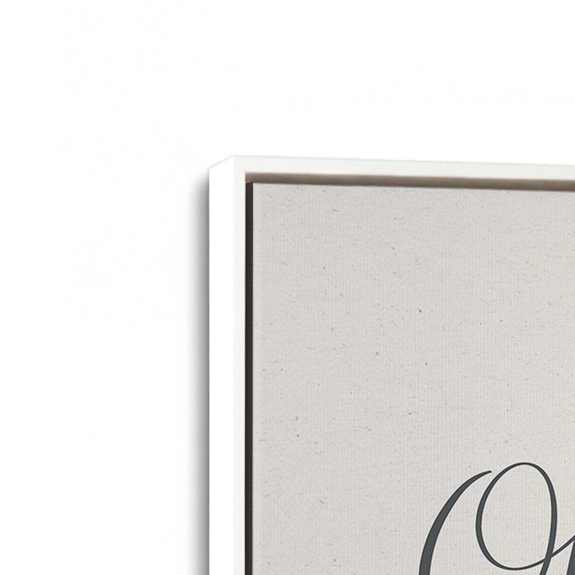 [Color:Opaque White], Picture of art in a White frame at an angle