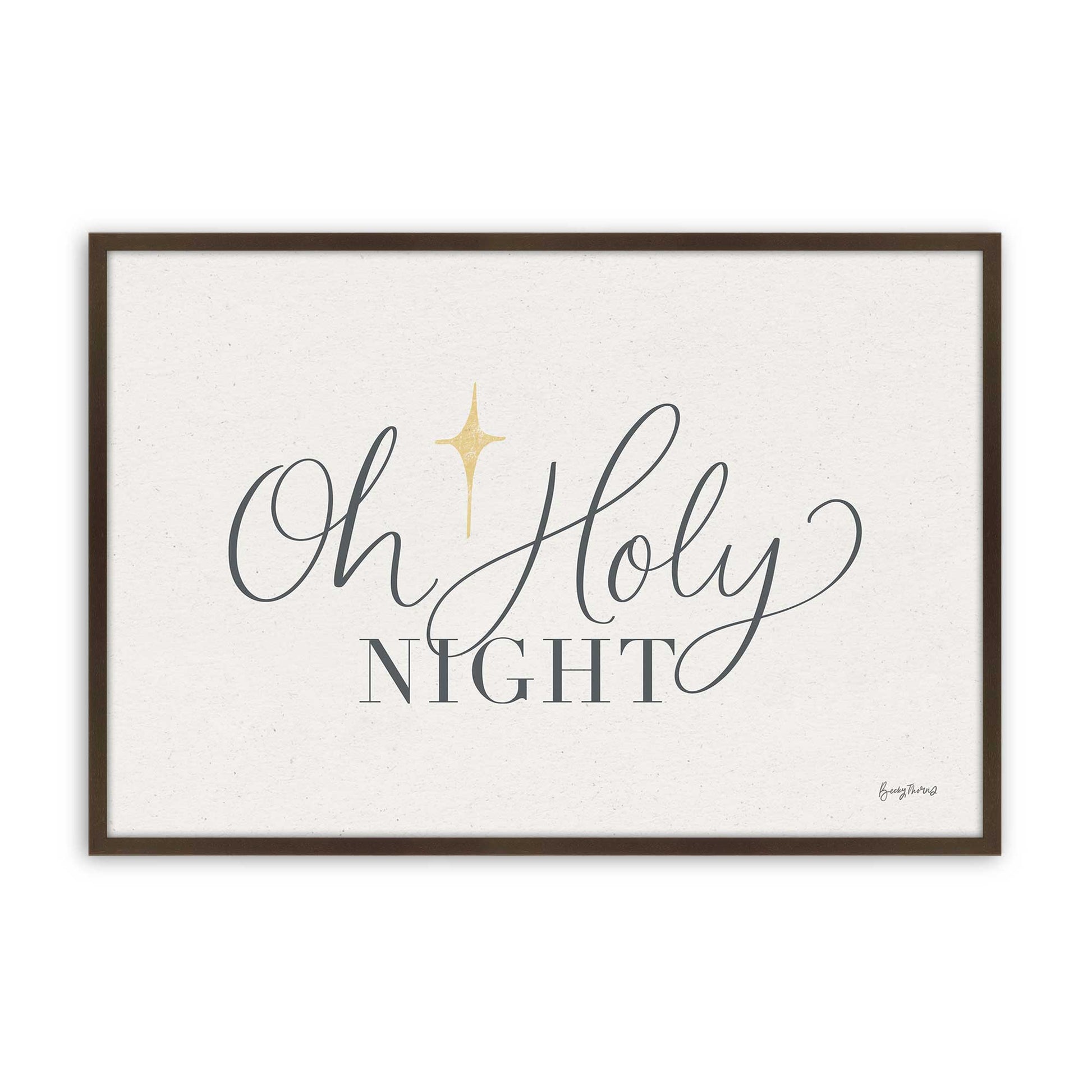 [Color:Brown], Picture of art in a Brown frame