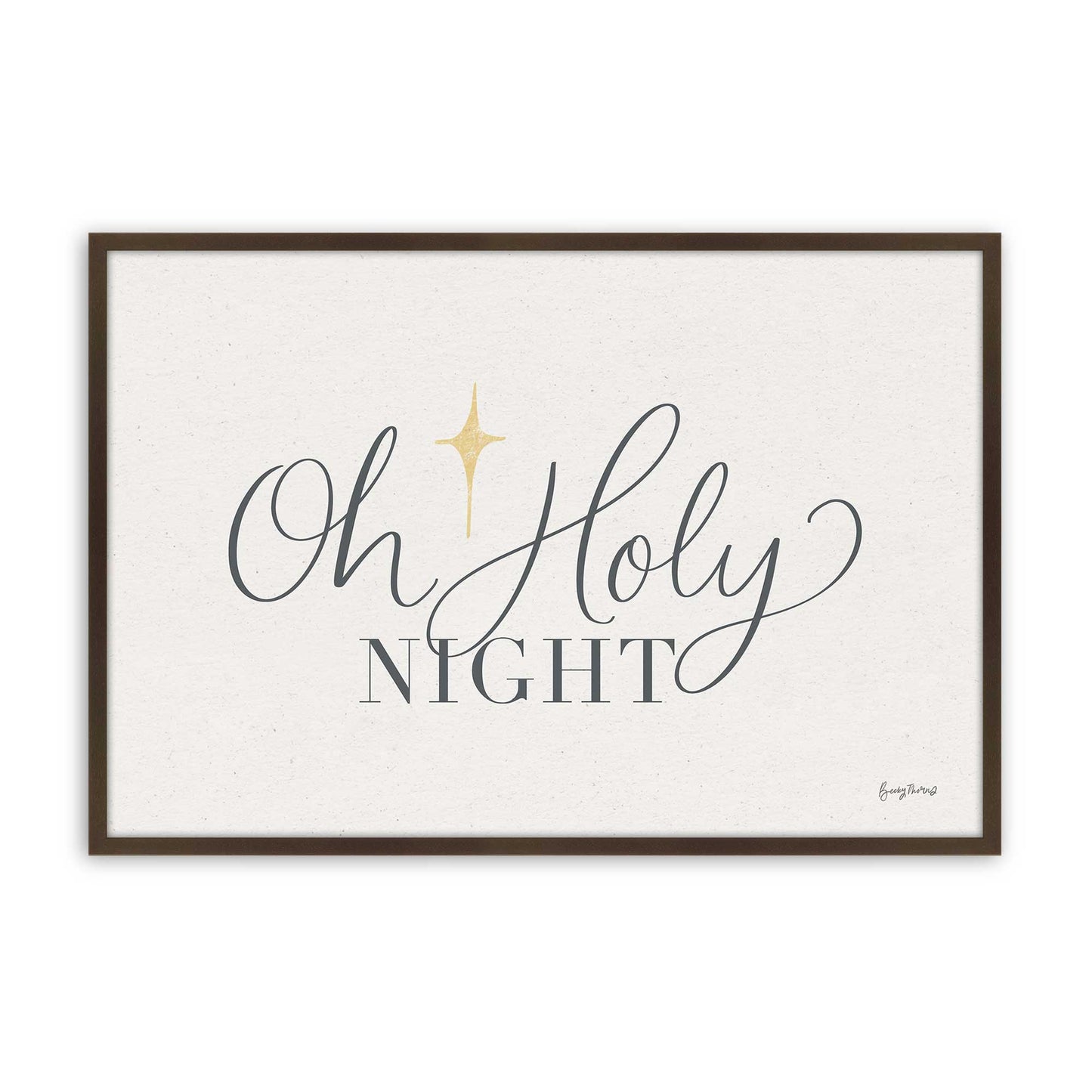 [Color:Belvinder Brown], Picture of art in a Belvinder Brown frame