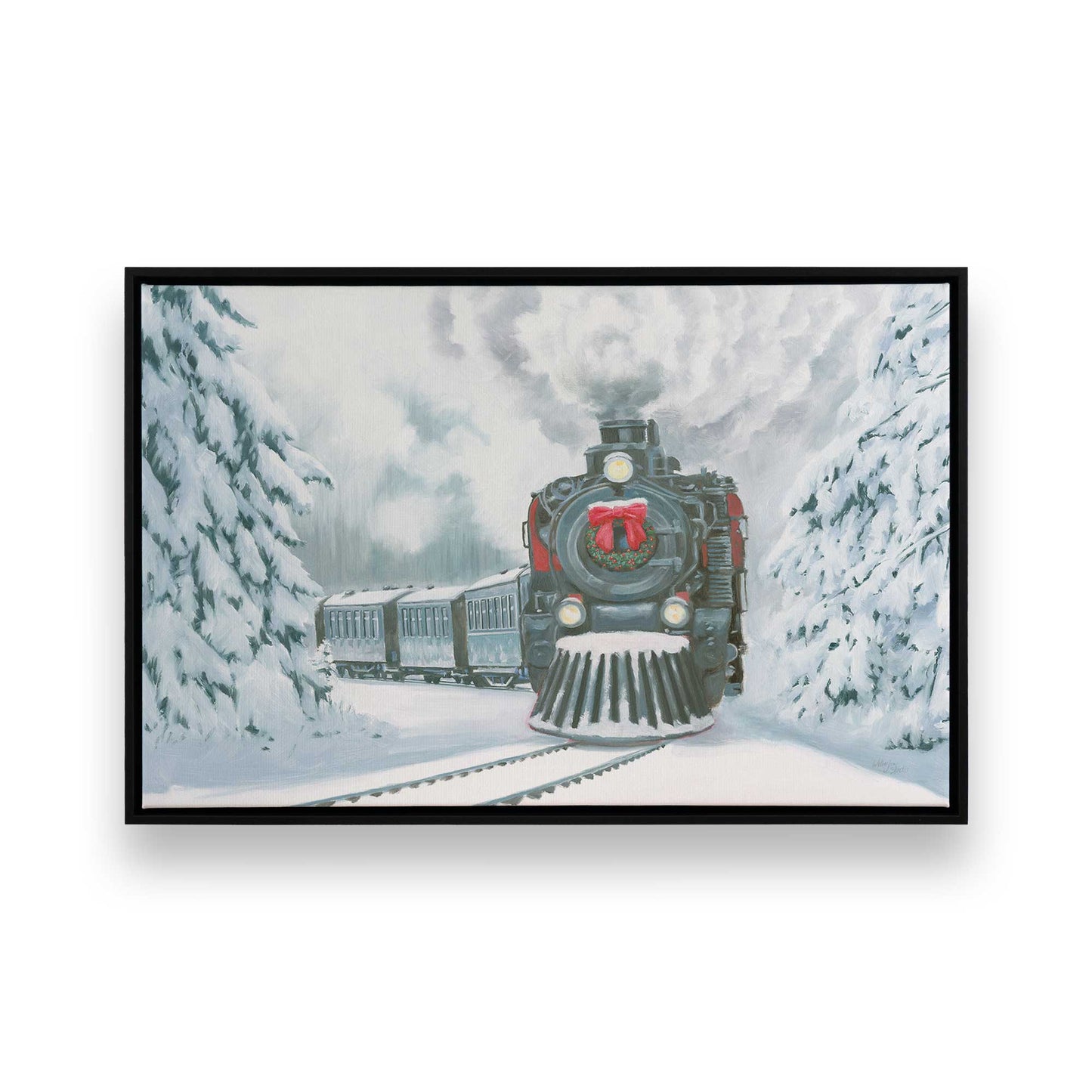 [Color:Satin Black], Picture of art in a Satin Black frame