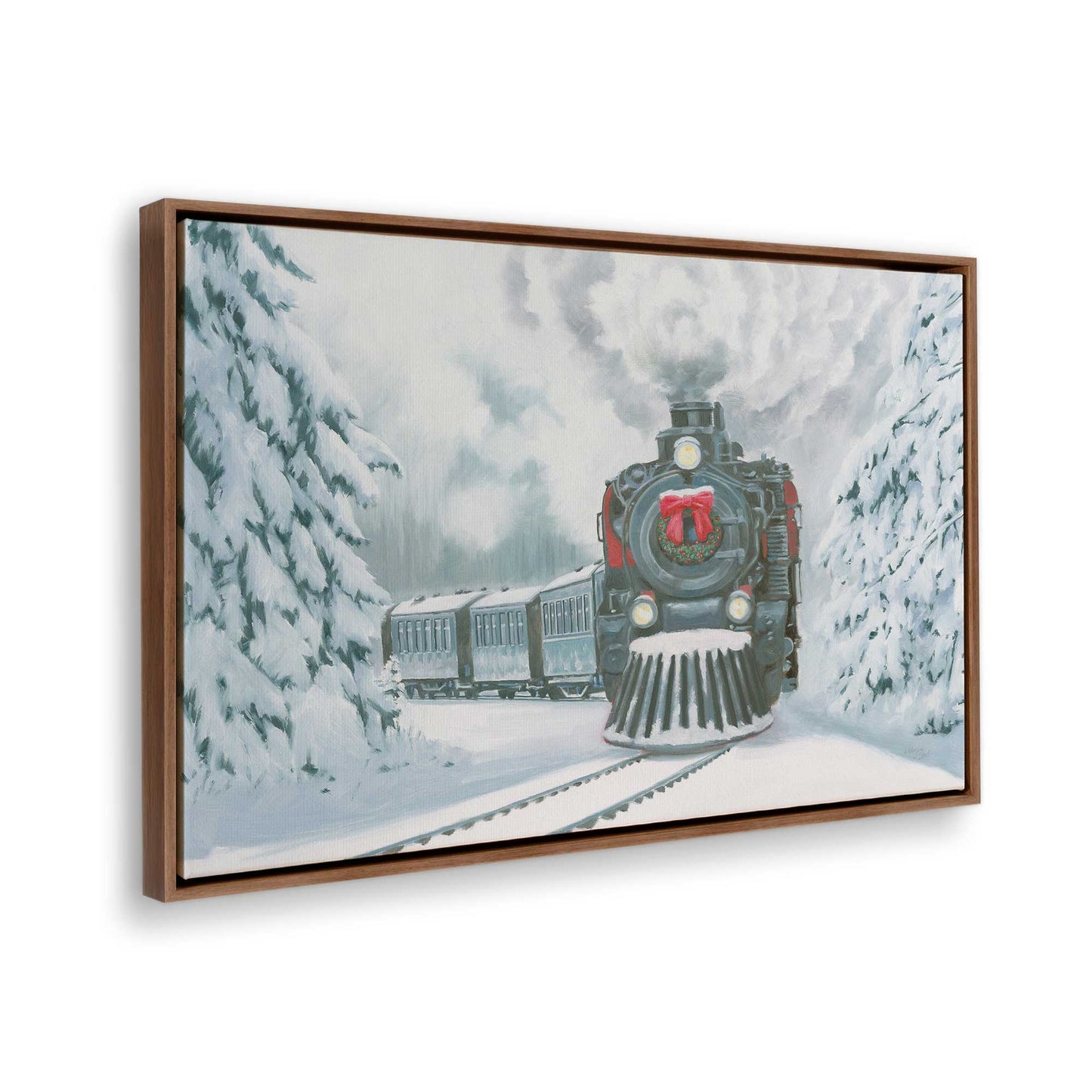 [Color:Walnut], Picture of the corner of the art