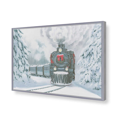 [Color:Polished Chrome], Picture of art in a Polished Chrome frame of the corner