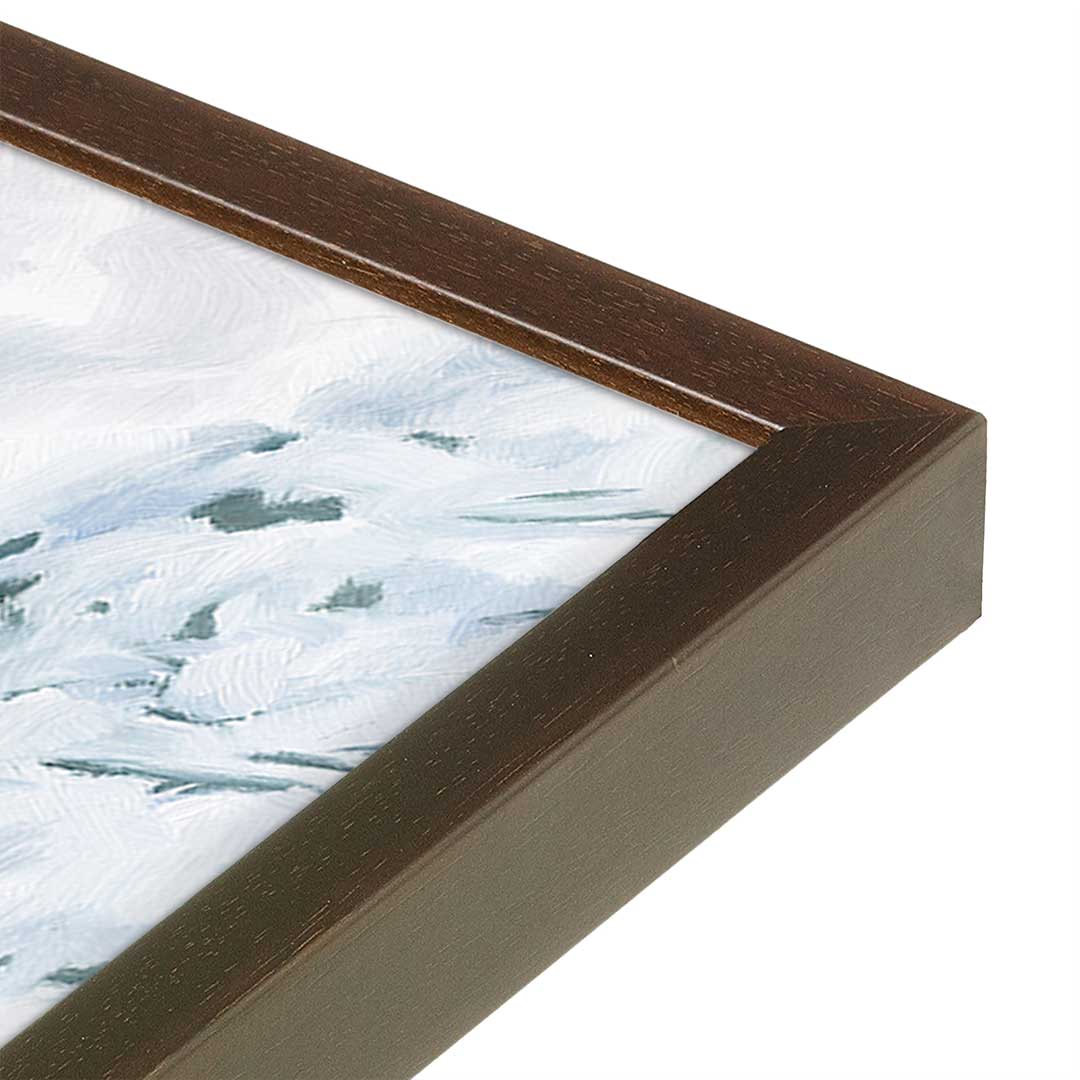 [Color:Belvinder Brown], Picture of art in a Belvinder Brown frame at an angle