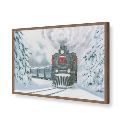 [Color:Walnut], Picture of art in a Walnut frame of the corner