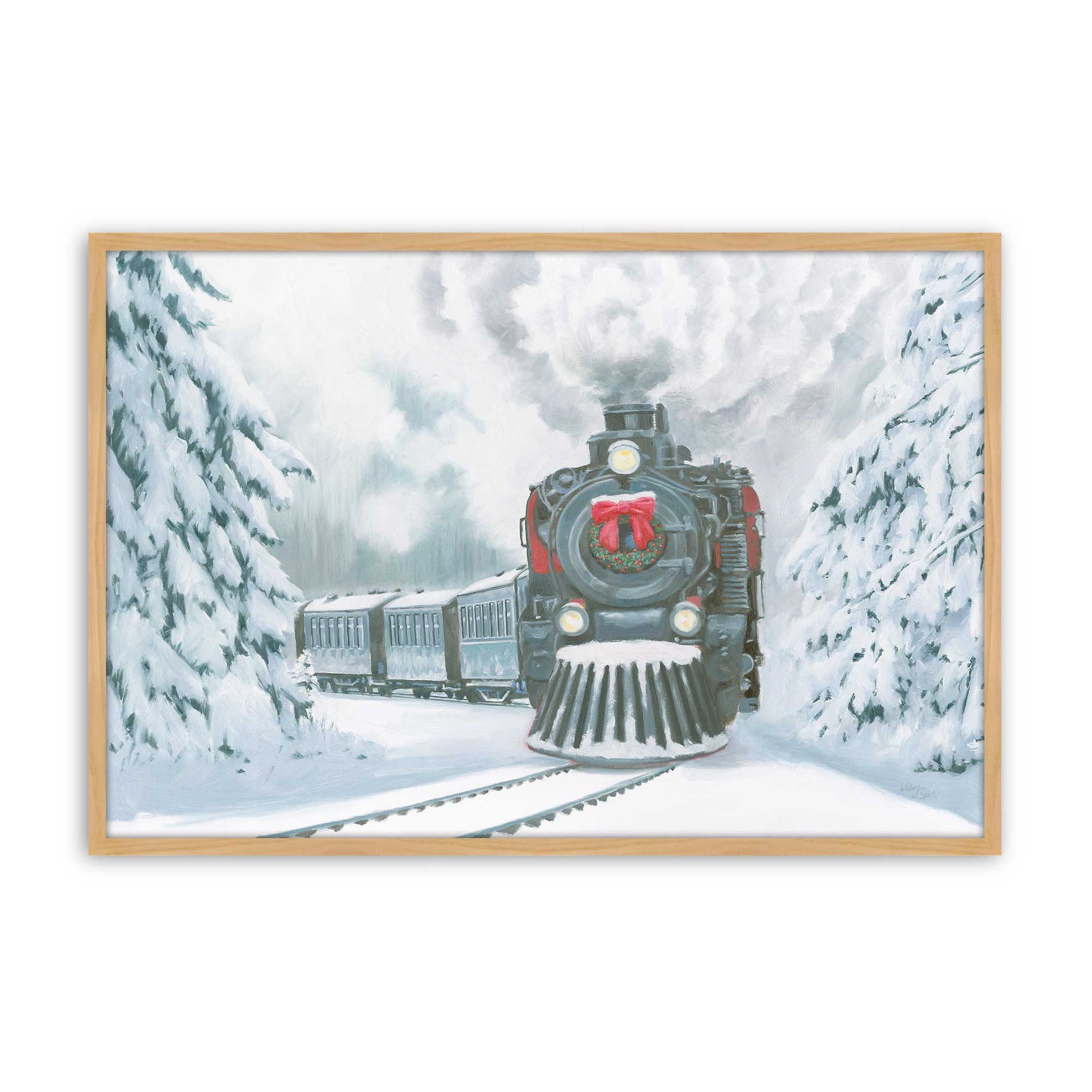 [Color:American Maple], Picture of art in a American Maple frame