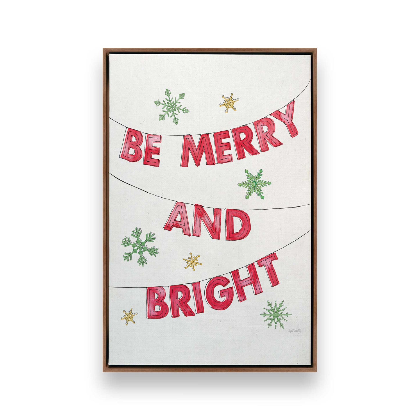 [Color:Walnut], Picture of art in a Walnut frame