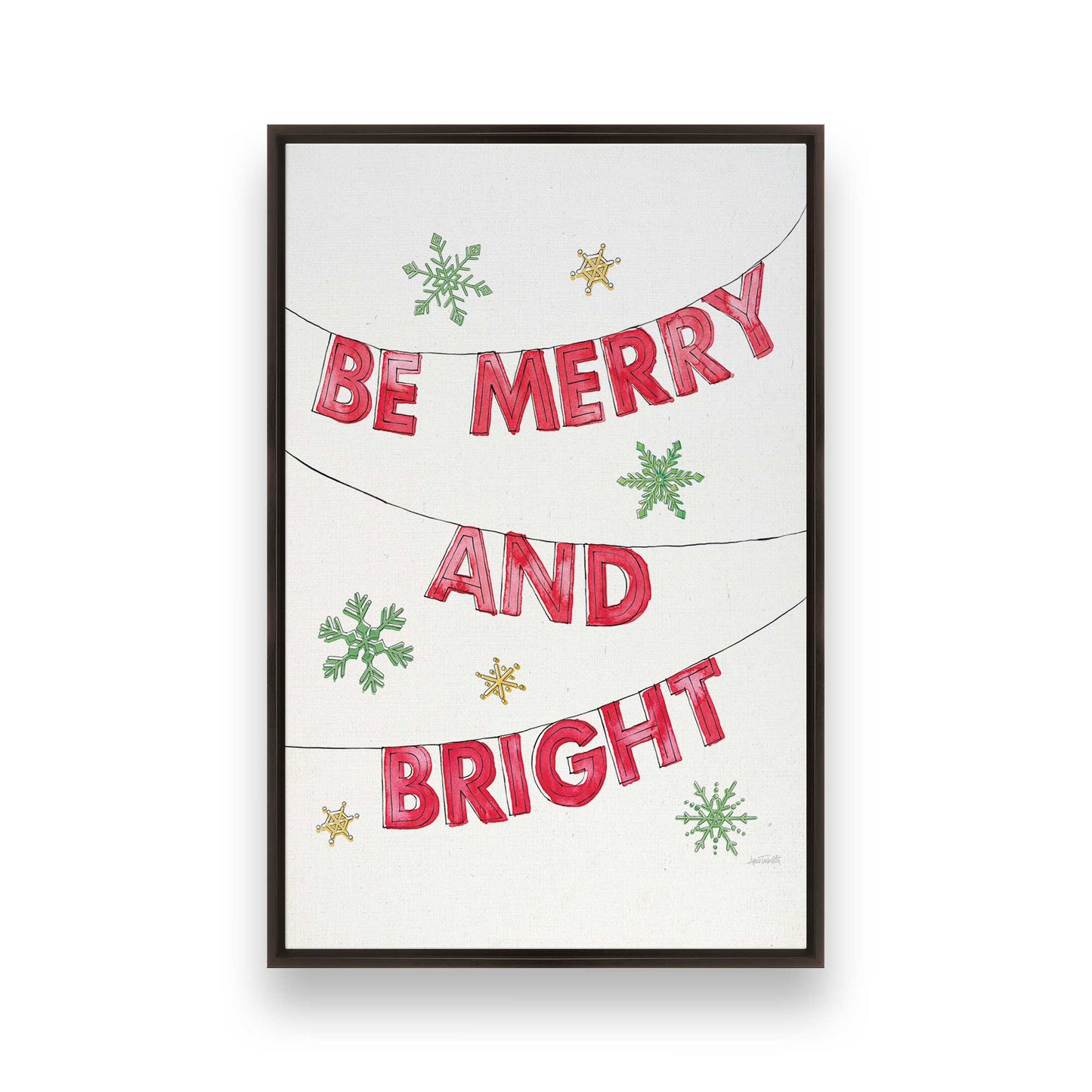 [Color:Espresso], Picture of art in a Espresso frame