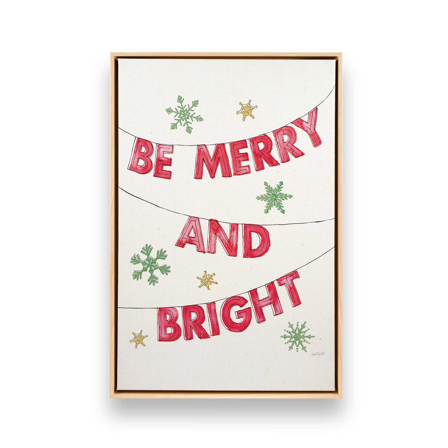 [Color:American Maple], Picture of art in a American Maple frame