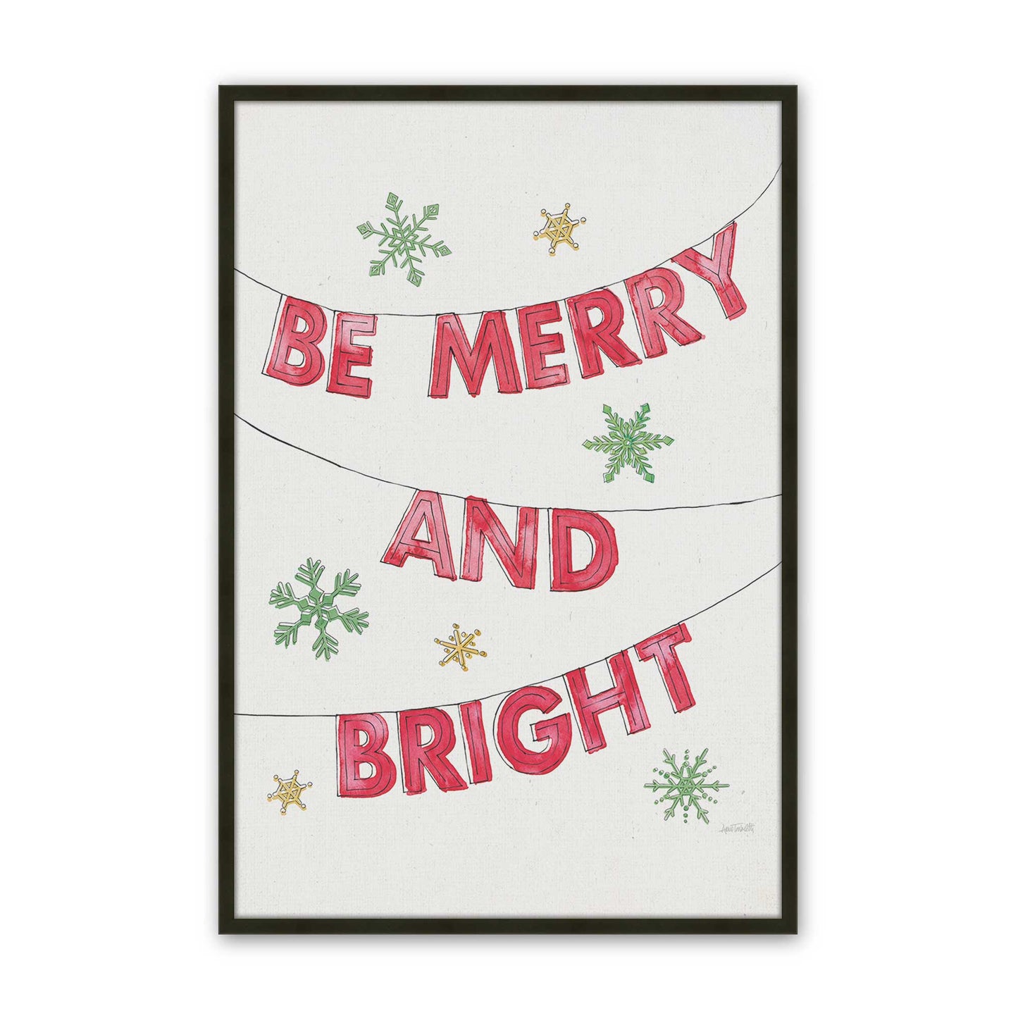 [Color:Satin Black], Picture of art in a Satin Black frame