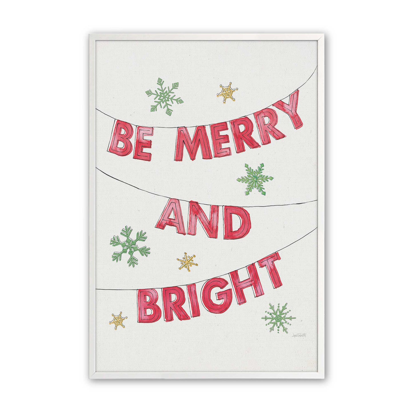 [Color:Opaque White], Picture of art in a Opaque White frame