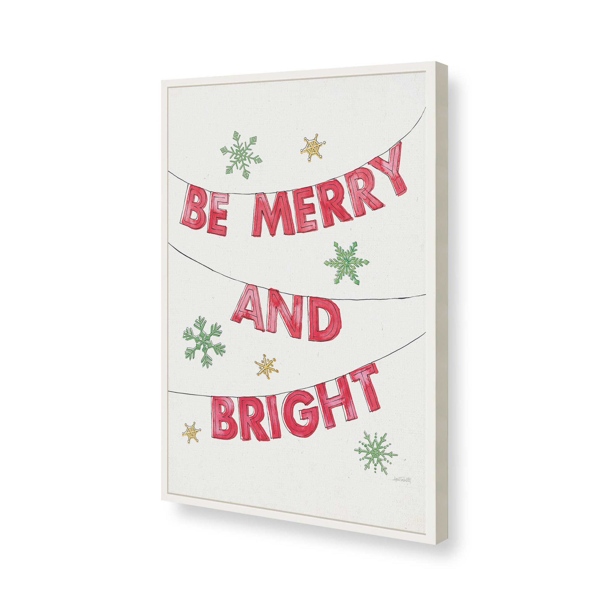 [Color:Opaque White], Picture of art in a Opaque White frame of the corner