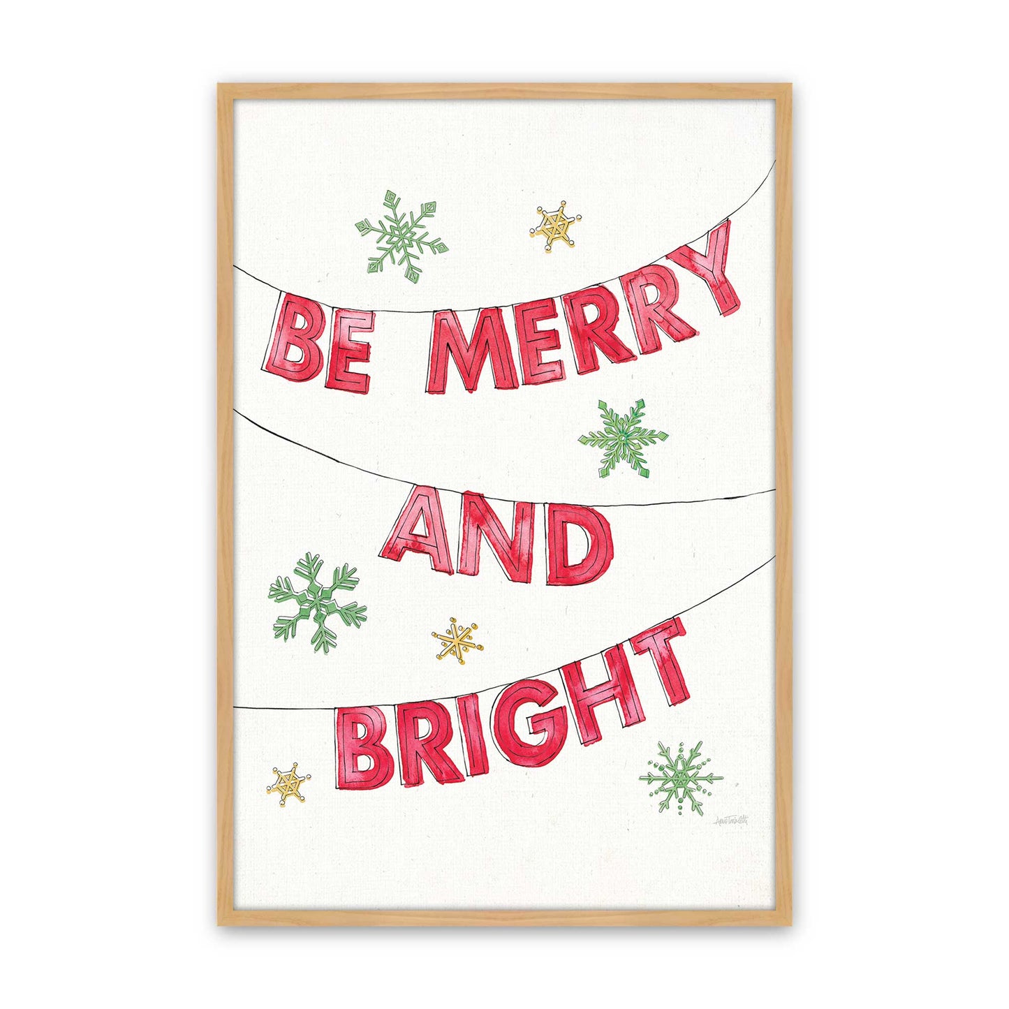 [Color:American Maple], Picture of art in a American Maple frame