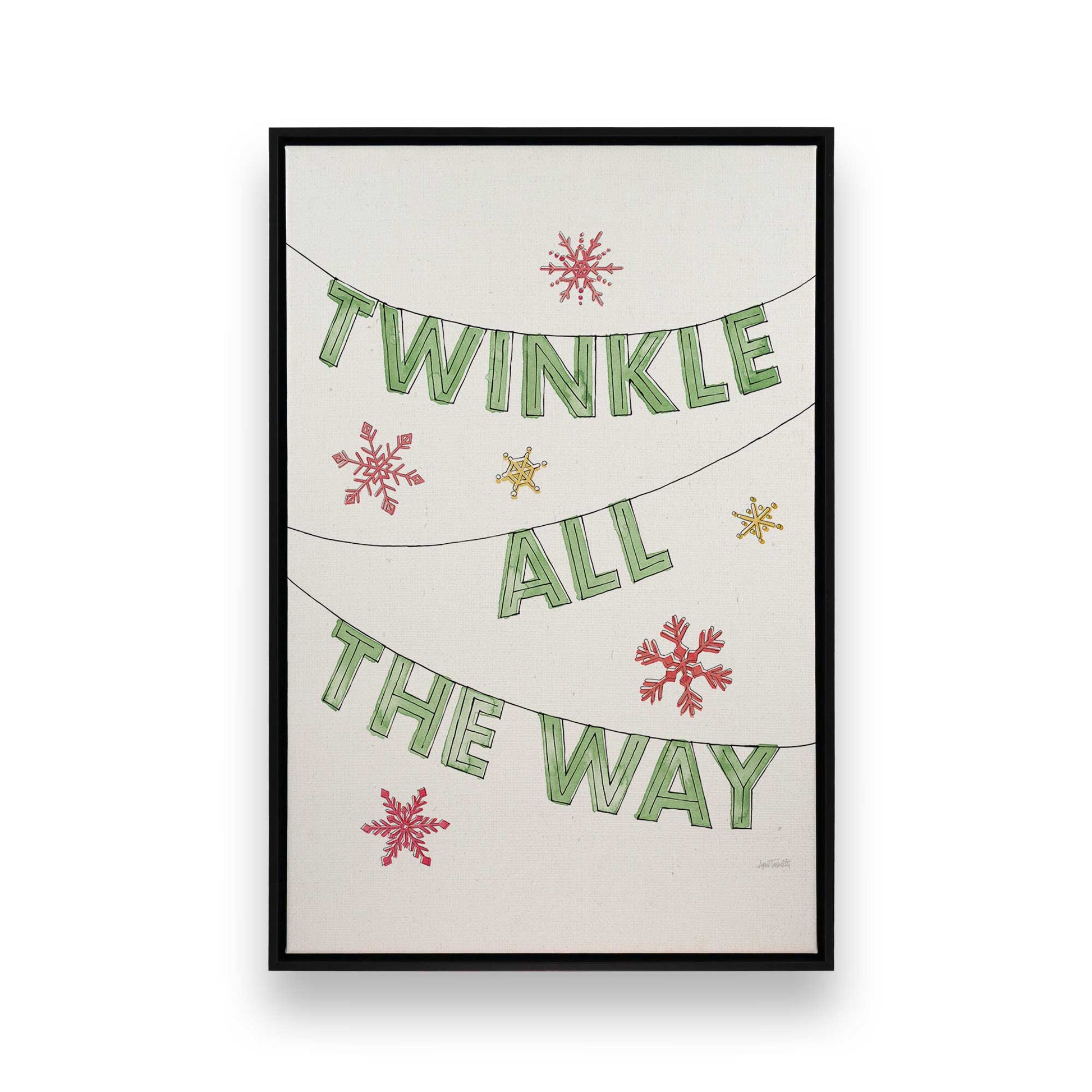 [Color:Satin Black], Picture of art in a Satin Black frame