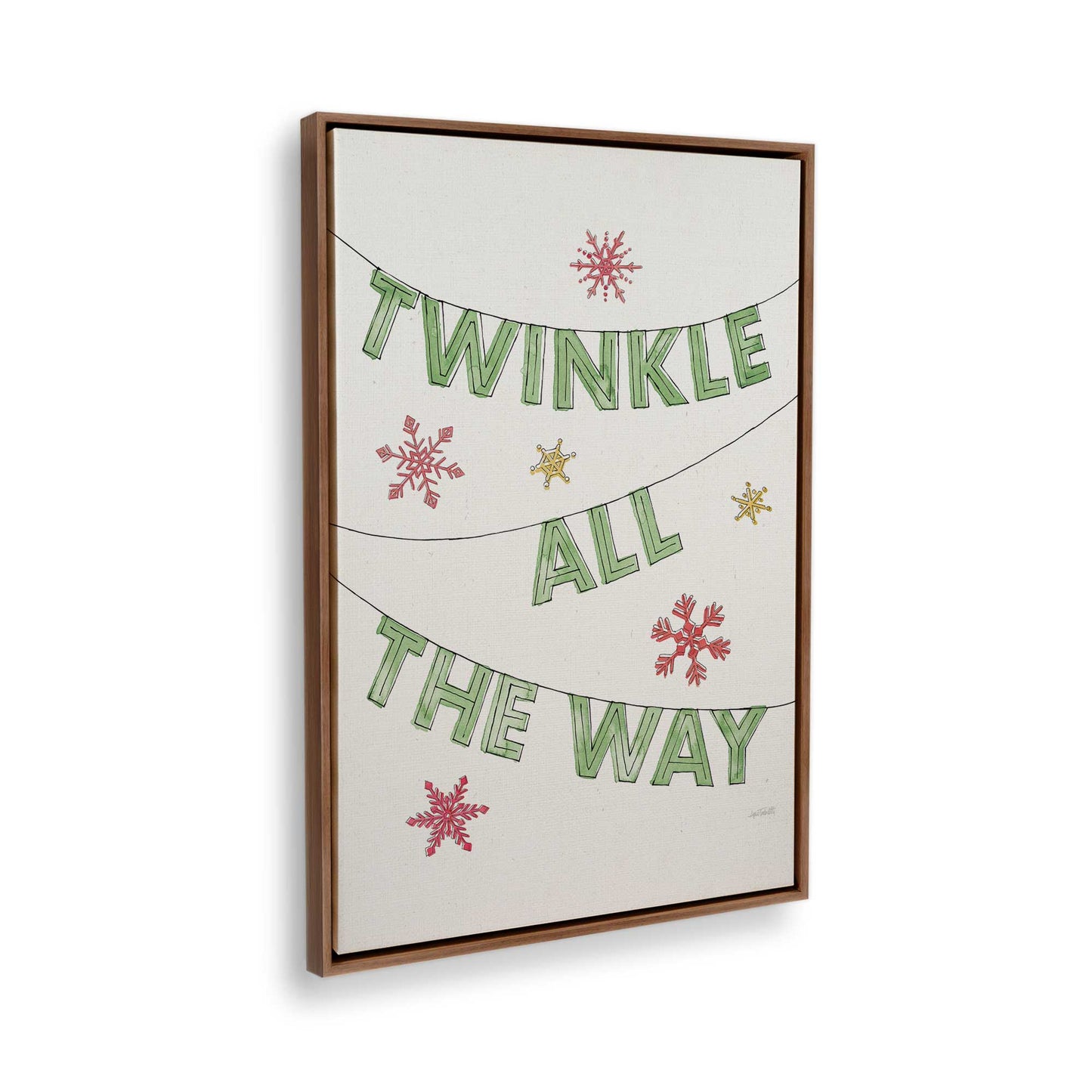 [Color:Walnut], Picture of the corner of the art