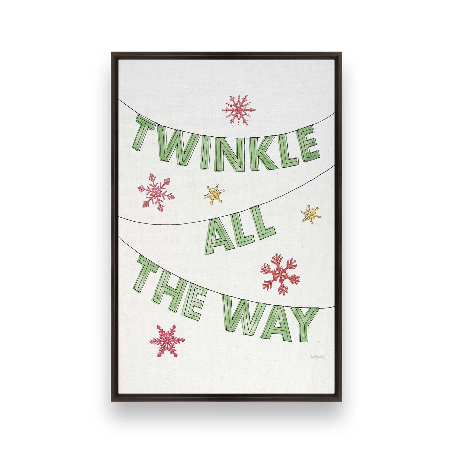 [Color:Espresso], Picture of art in a Espresso frame