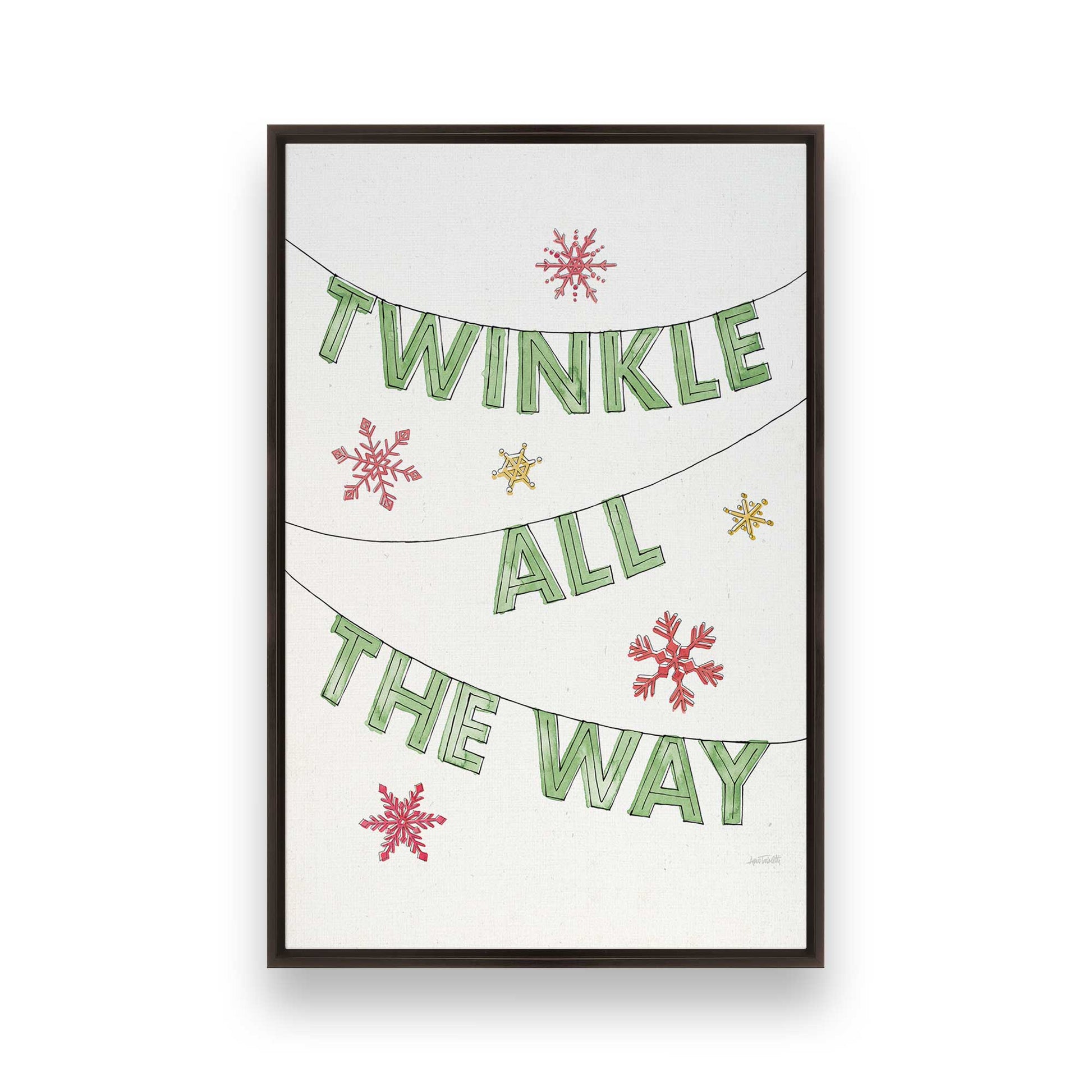 [Color:Espresso], Picture of art in a Espresso frame