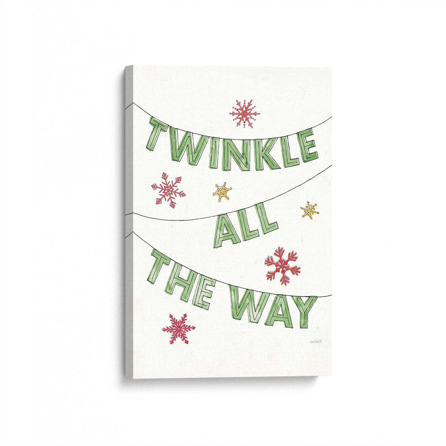 [Color:Stretched Canvas], Picture of art at an angle