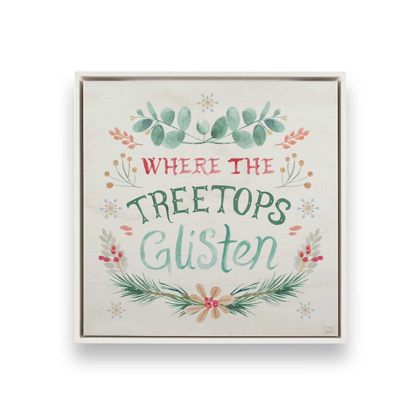 [Color:Opaque White], Picture of art in a White frame