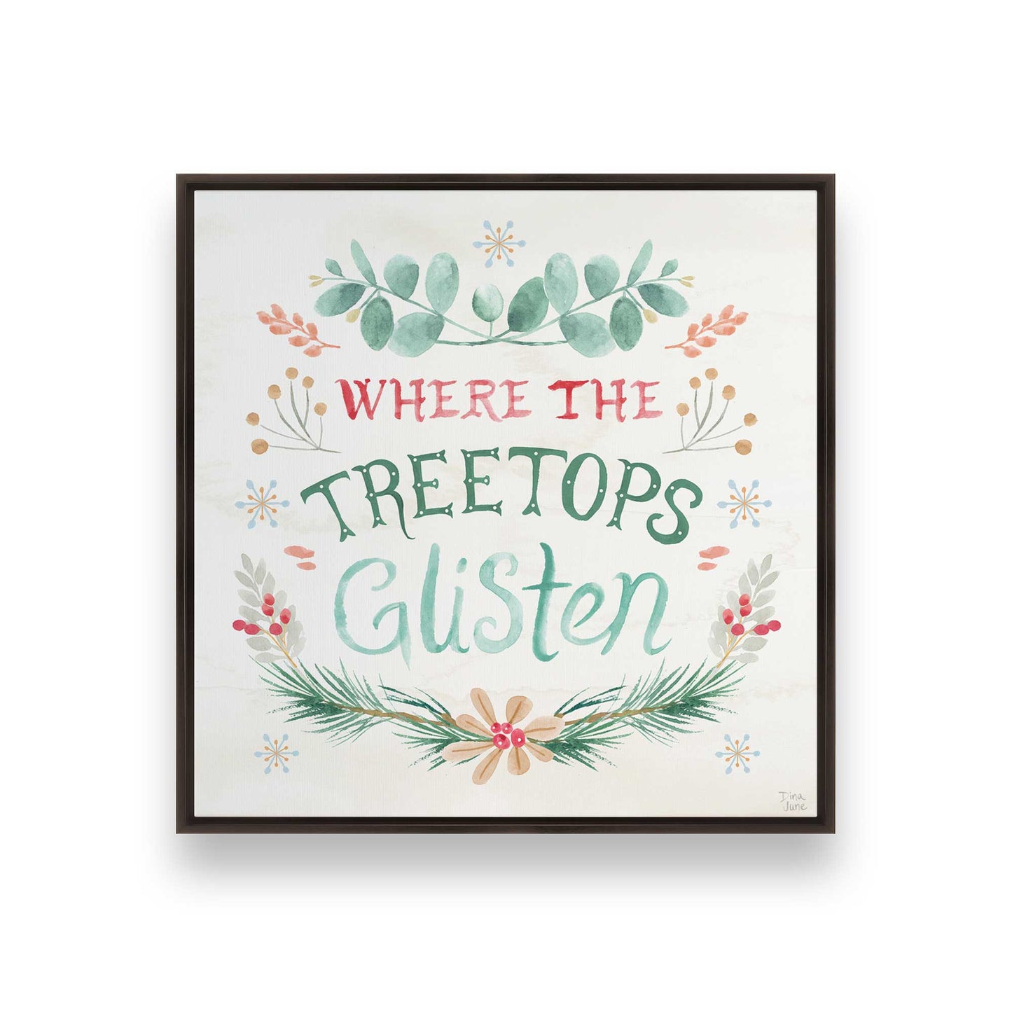 [Color:Espresso], Picture of art in a Espresso frame