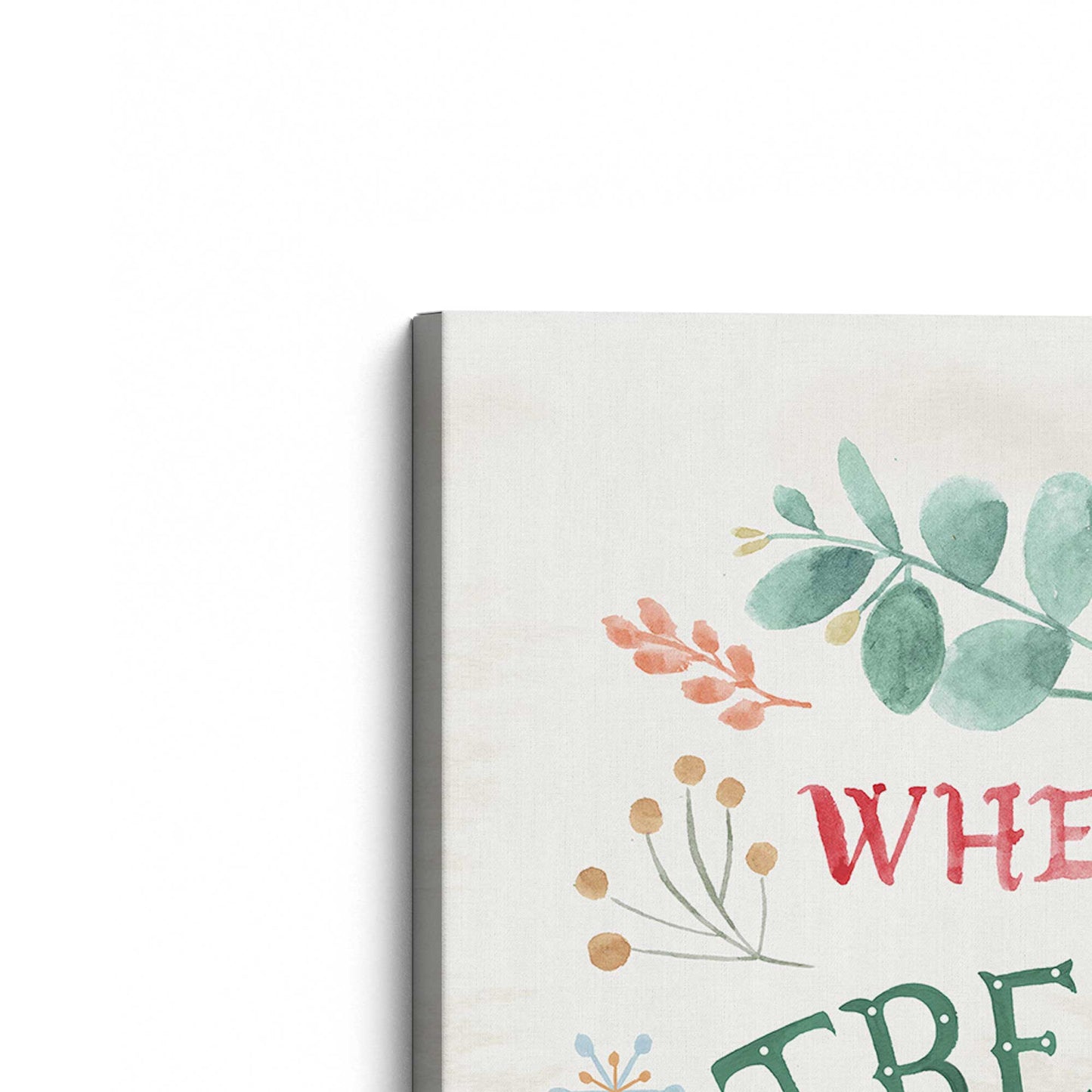 [Color:Stretched Canvas], Picture of the corner of the art