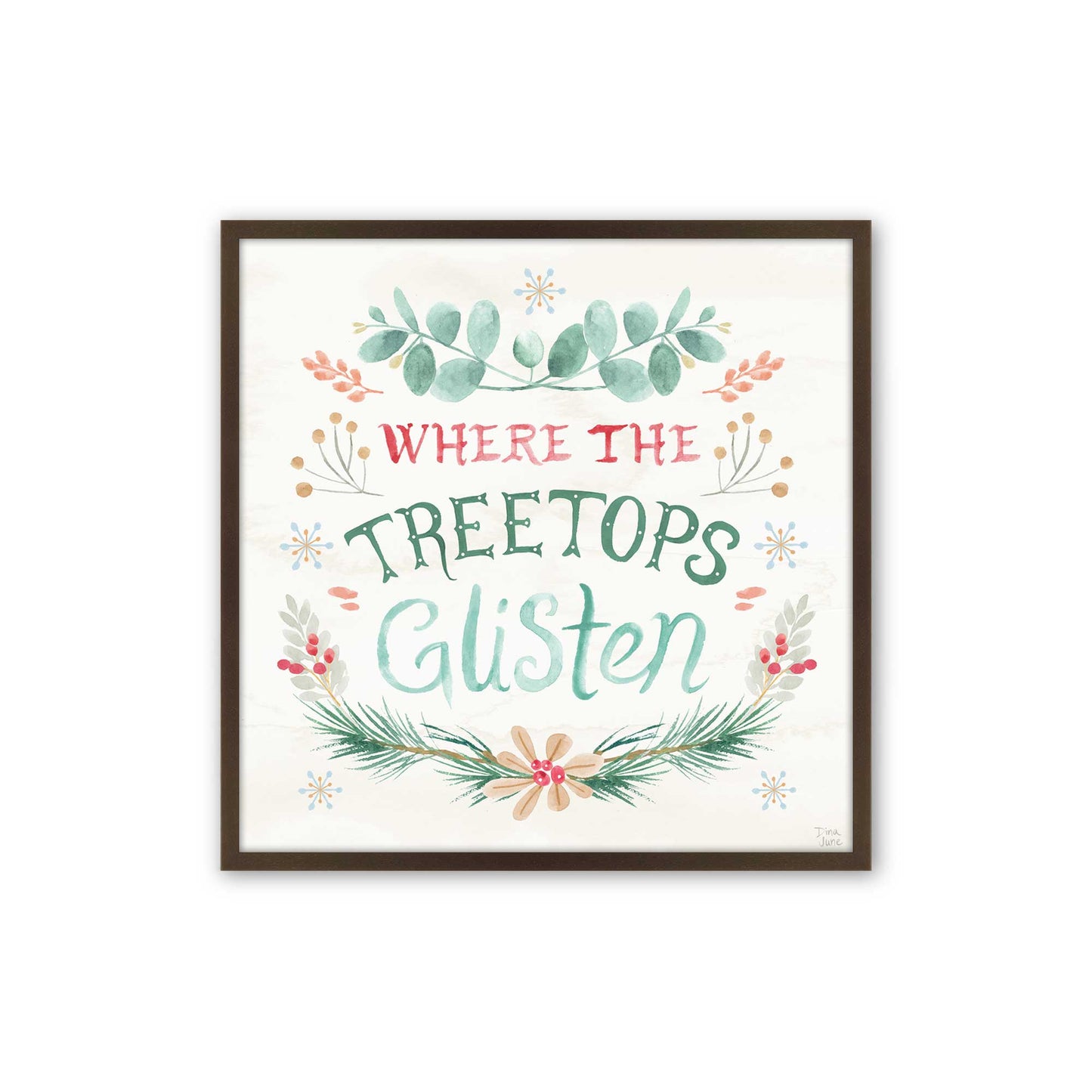 [Color:Espresso], Picture of art in a Espresso frame