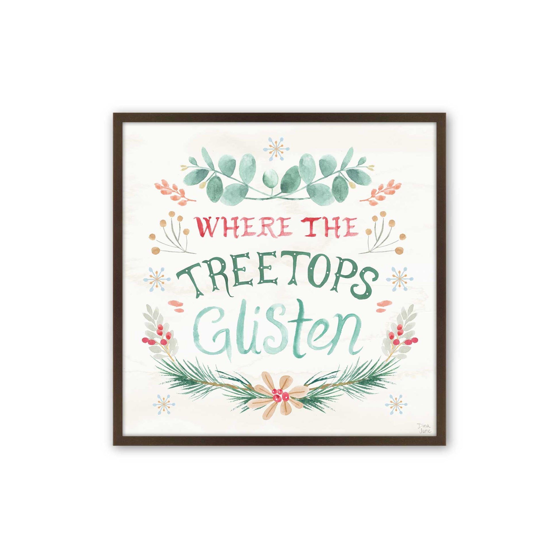 [Color:Espresso], Picture of art in a Espresso frame