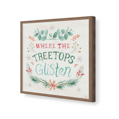 [Color:Walnut], Picture of art in a Walnut frame of the corner