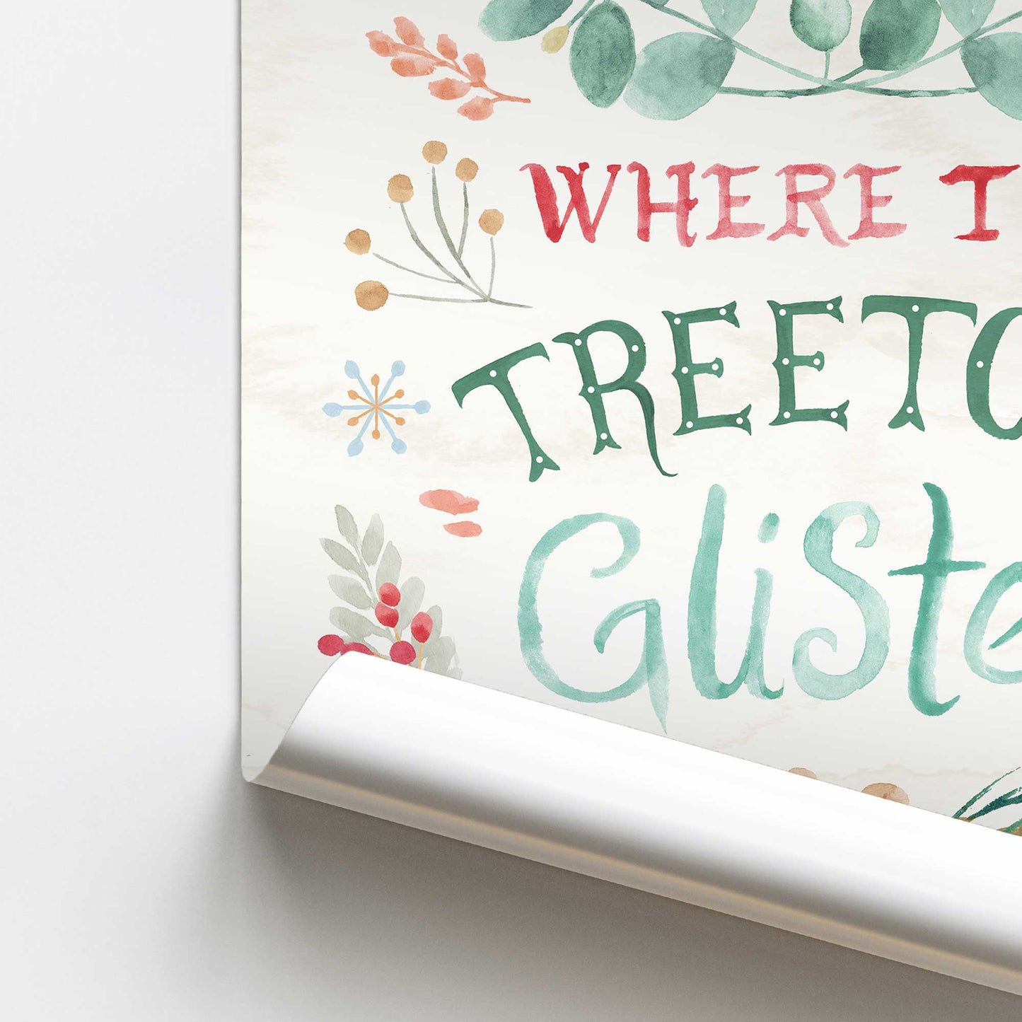 [Color:Rolled Print], Picture of close up of art