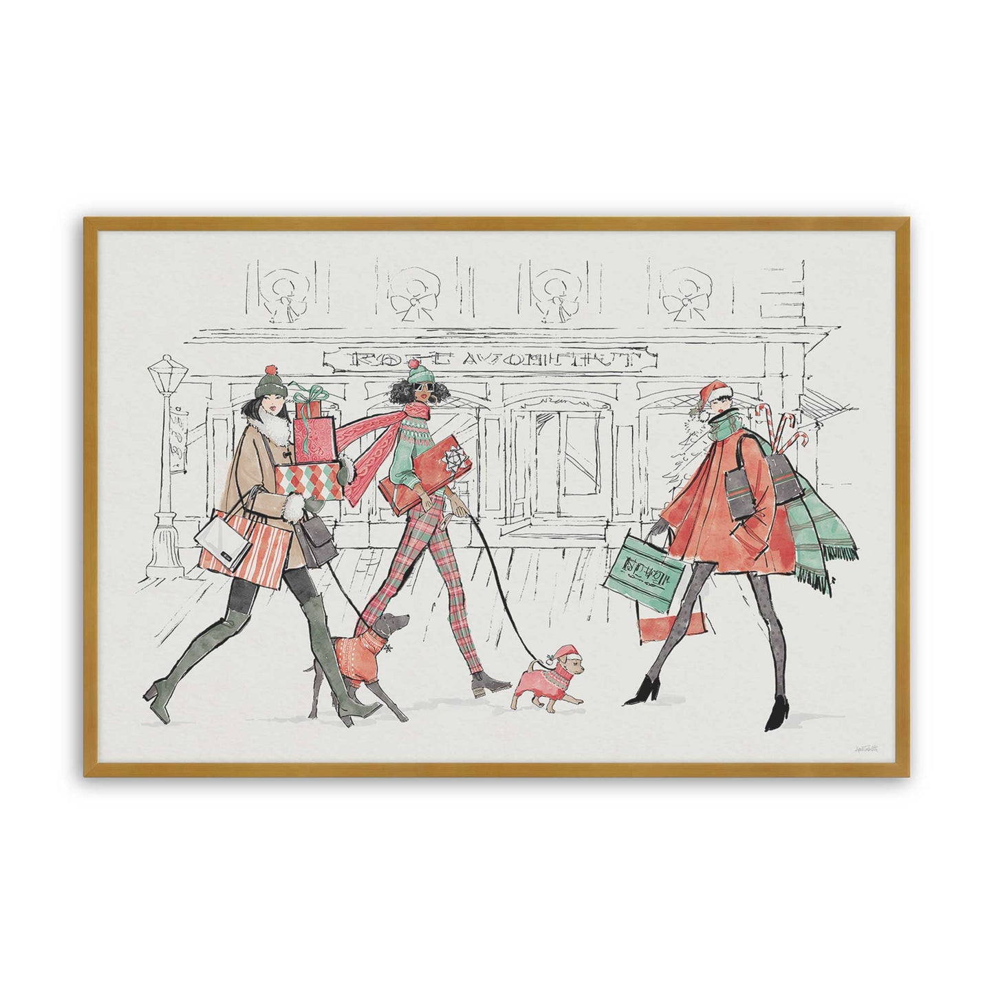 [Color:Polished Gold], Picture of art in a Polished Gold frame