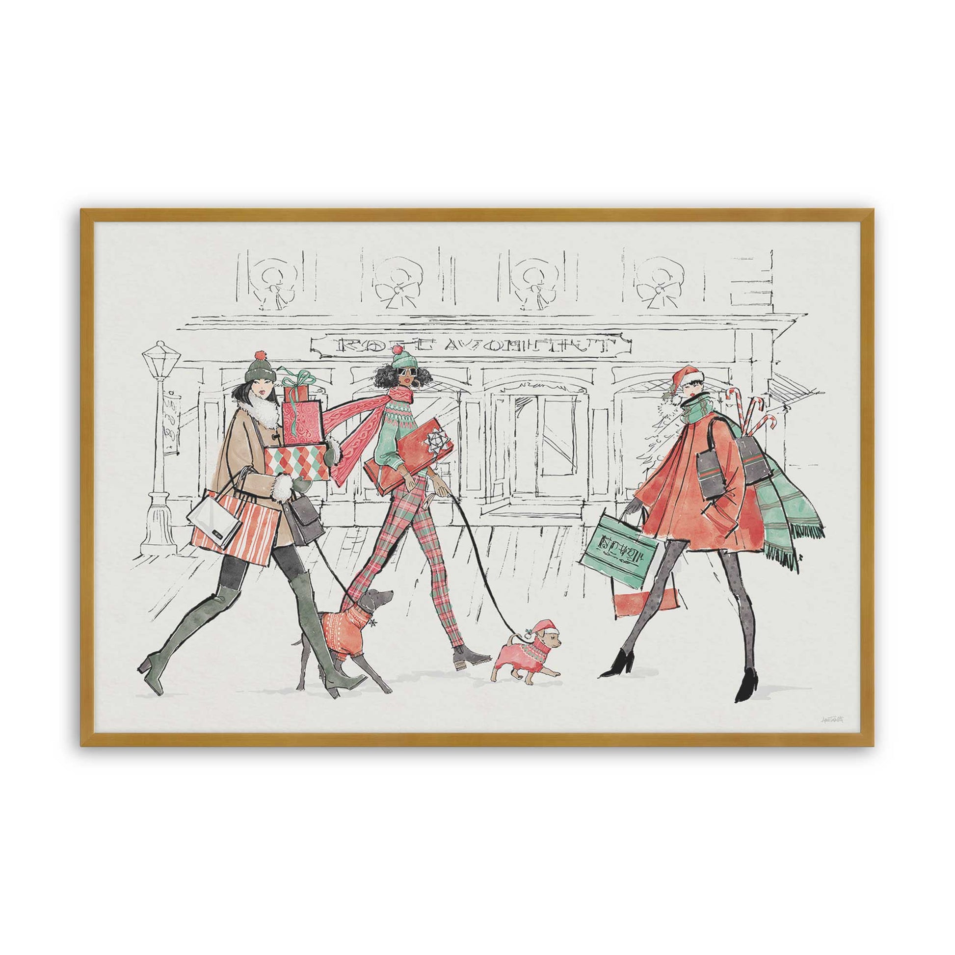 [Color:Polished Gold], Picture of art in a Polished Gold frame