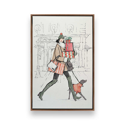 [Color:Walnut], Picture of art in a Walnut frame