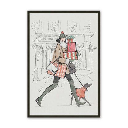 [Color:Satin Black], Picture of art in a Satin Black frame