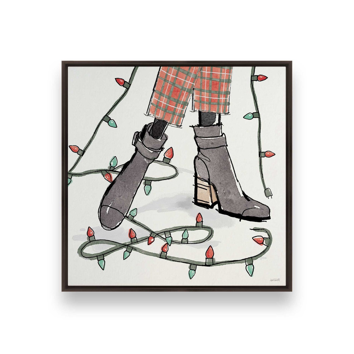 [Color:Espresso], Picture of art in a Espresso frame