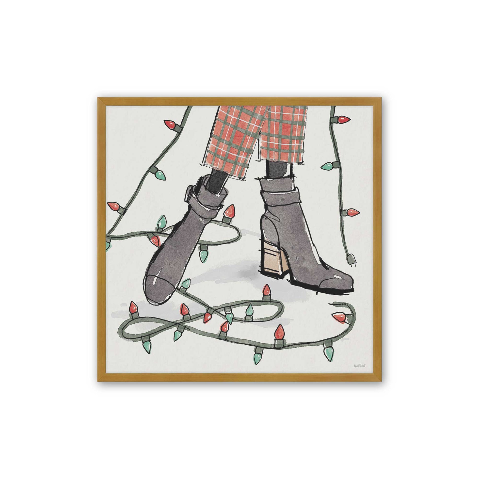 [Color:Polished Gold], Picture of art in a Polished Gold frame