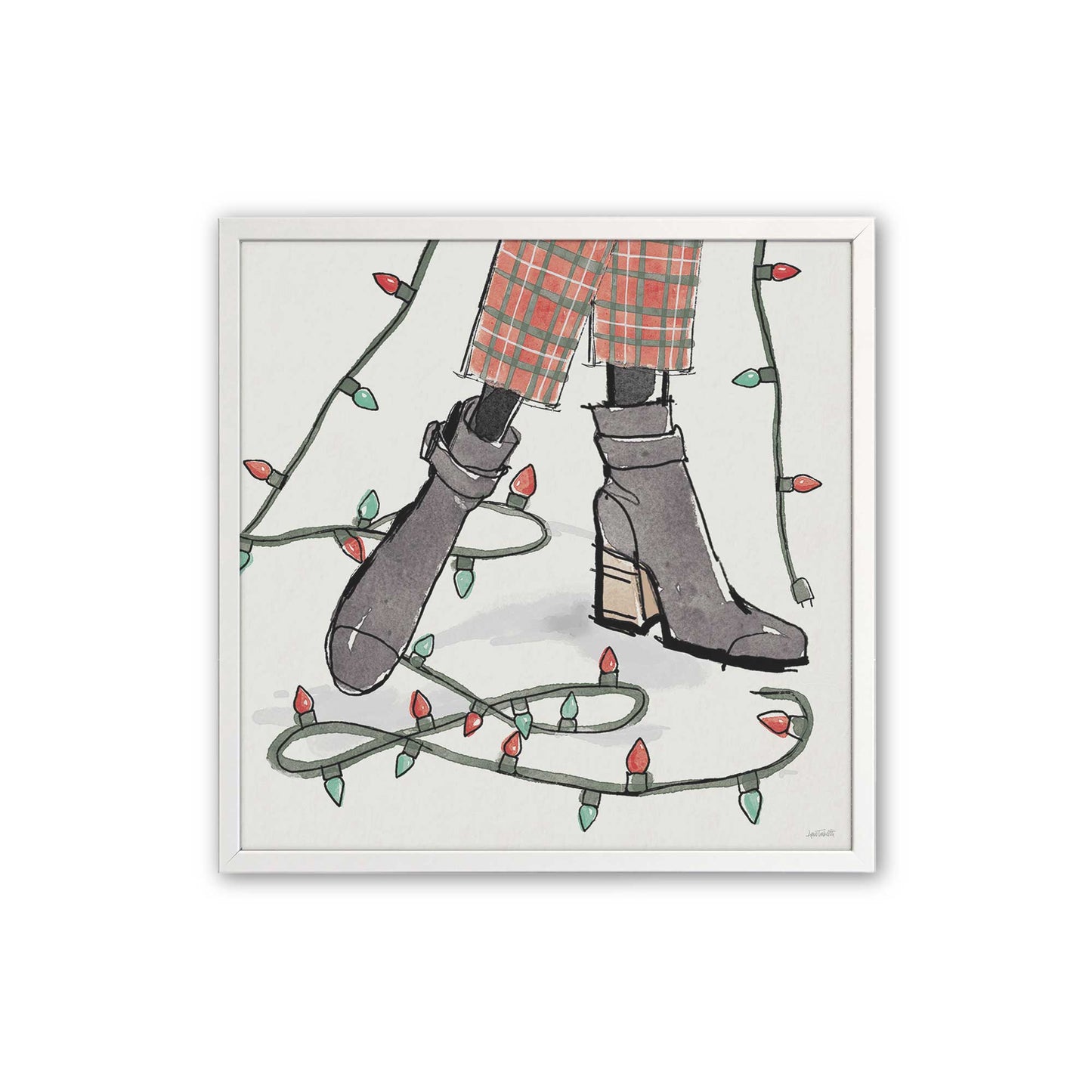 [Color:Opaque White], Picture of art in a Opaque White frame