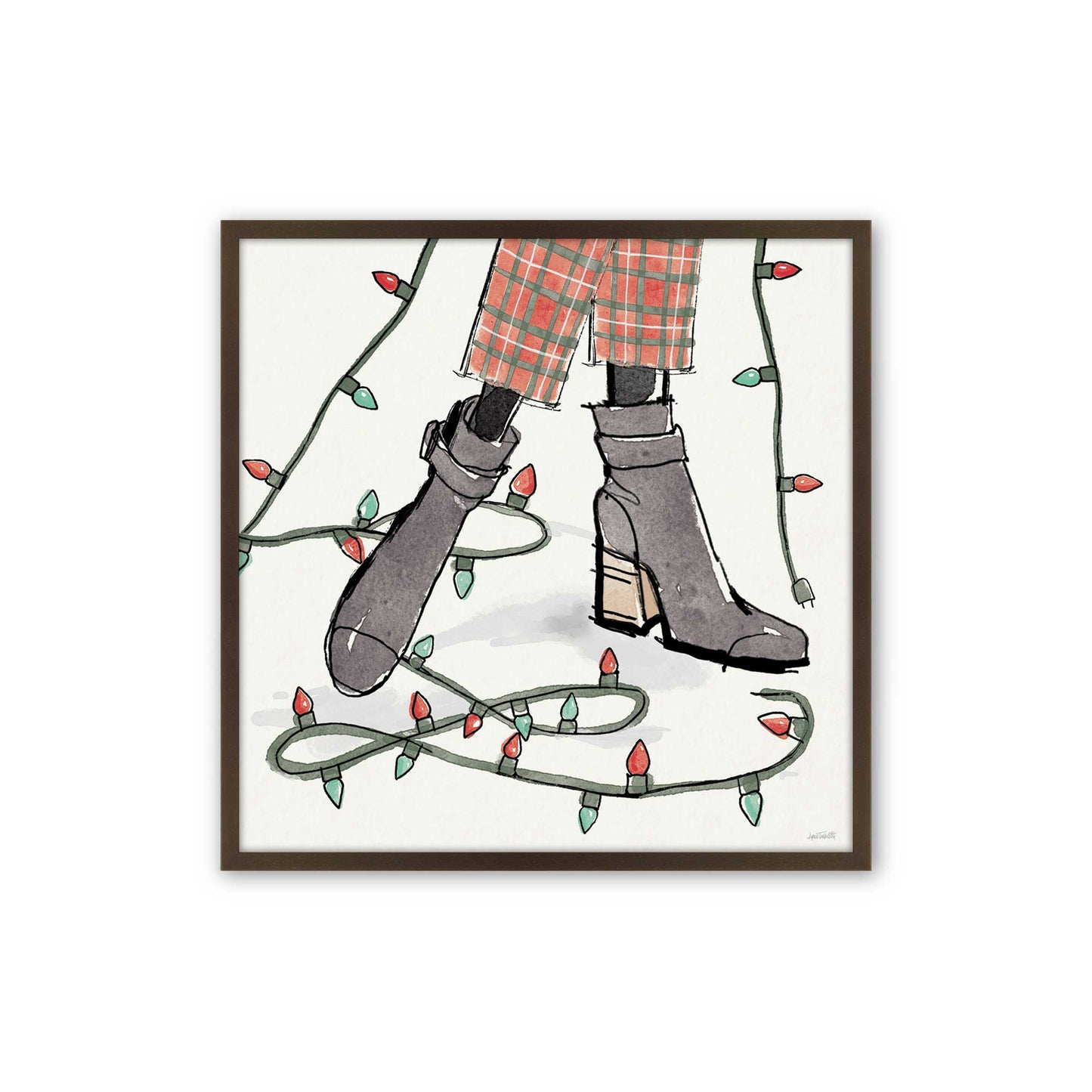 [Color:Espresso], Picture of art in a Espresso frame