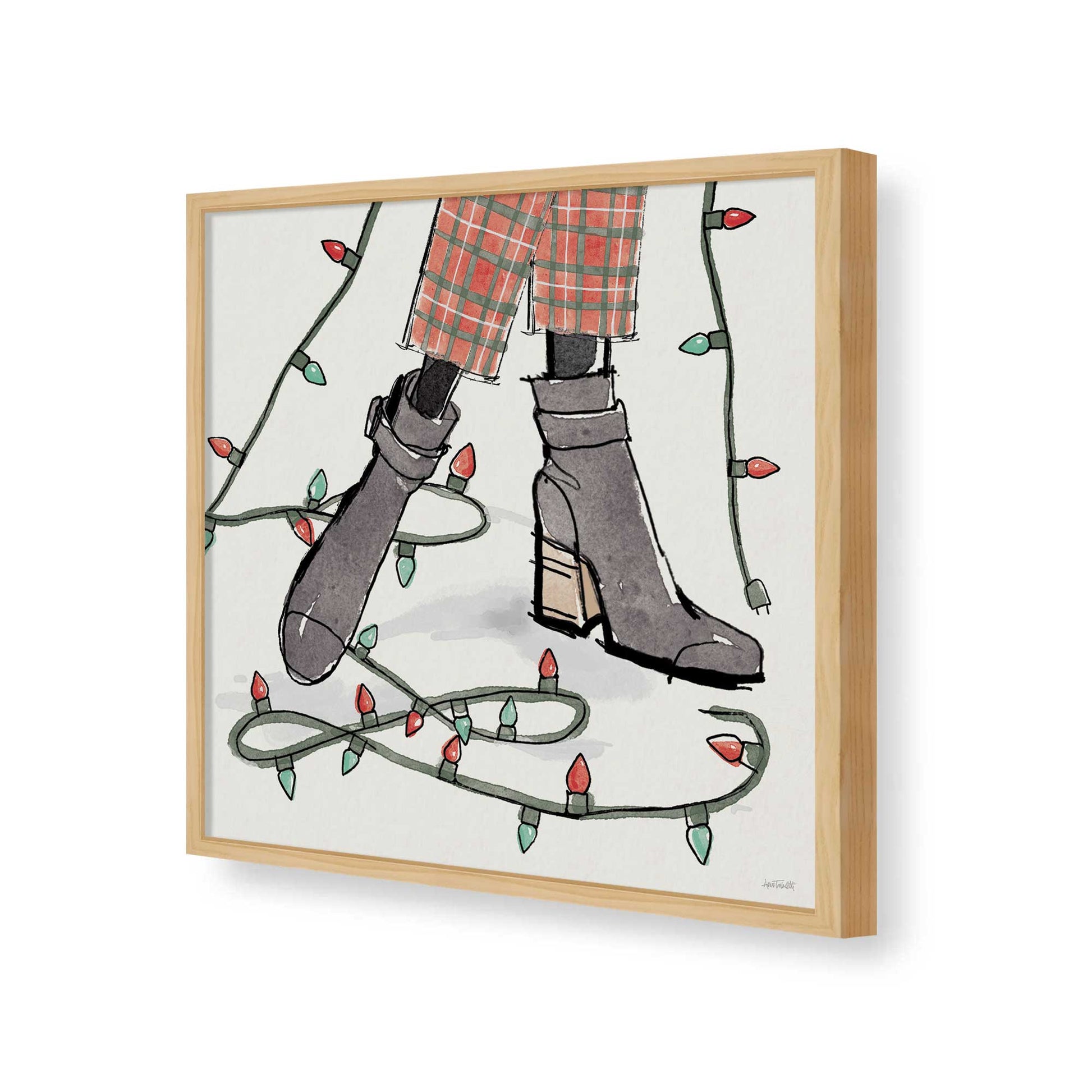 [Color:Espresso], Picture of art in a Espresso frame of the corner