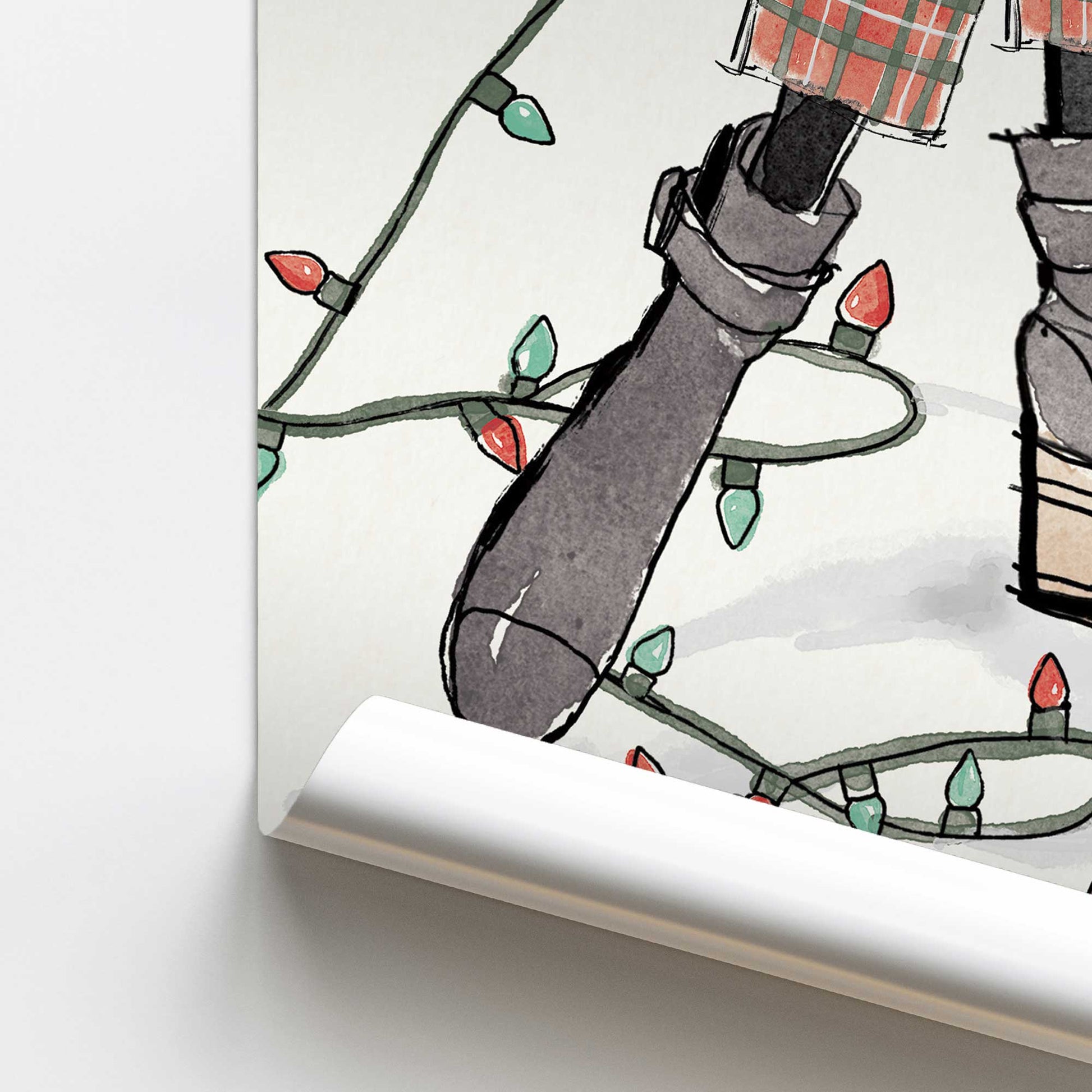 [Color:Rolled Print], Picture of close up of art