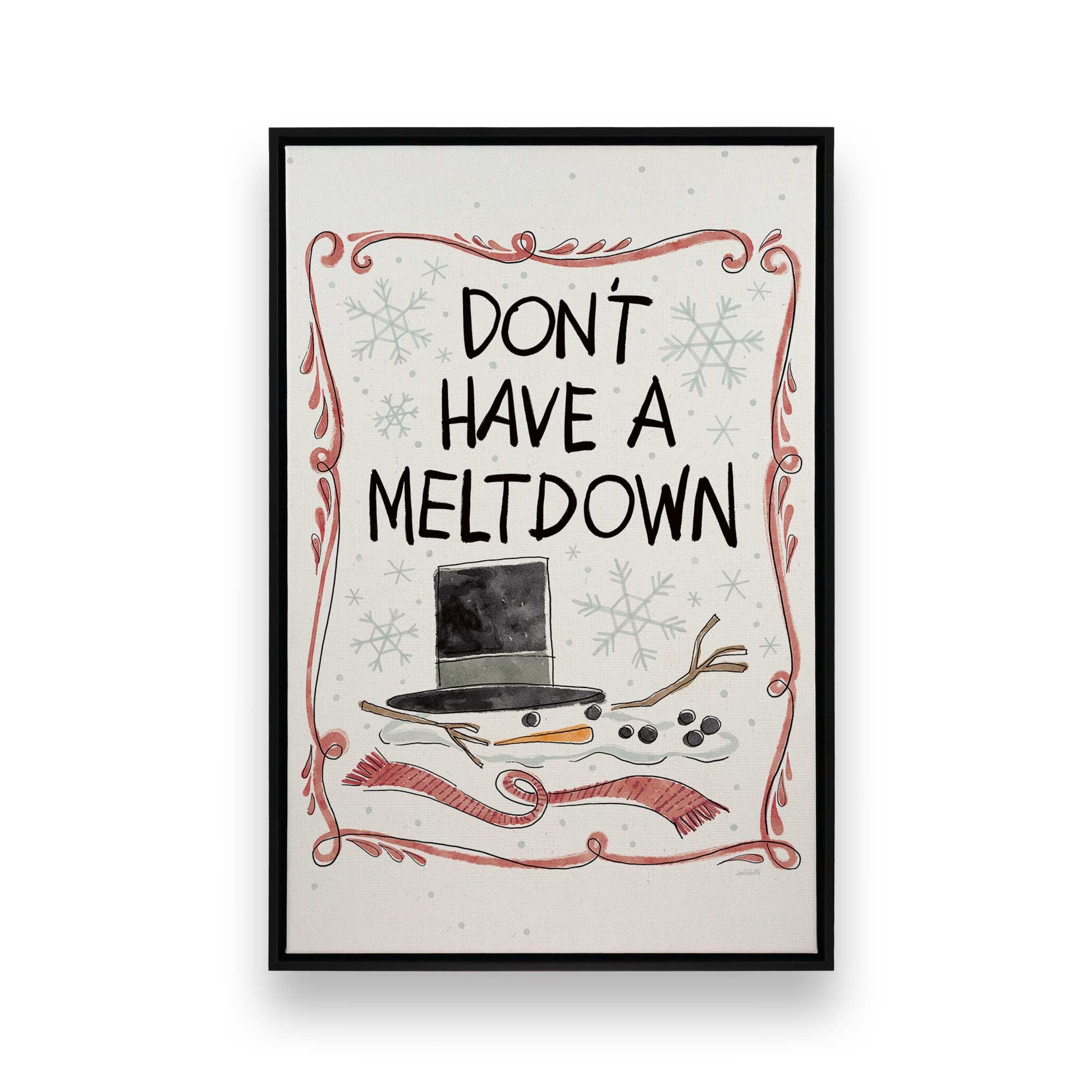 [Color:Satin Black], Picture of art in a Satin Black frame