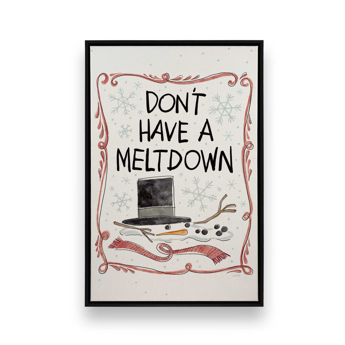 [Color:Satin Black], Picture of art in a Satin Black frame