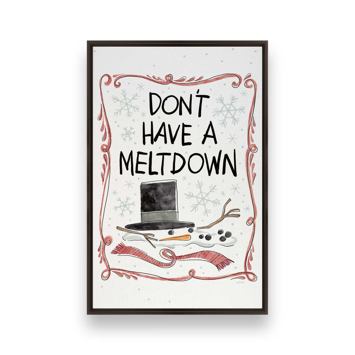 [Color:Espresso], Picture of art in a Espresso frame