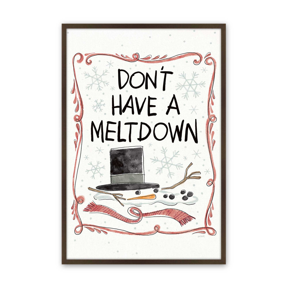 [Color:Belvinder Brown], Picture of art in a Belvinder Brown frame