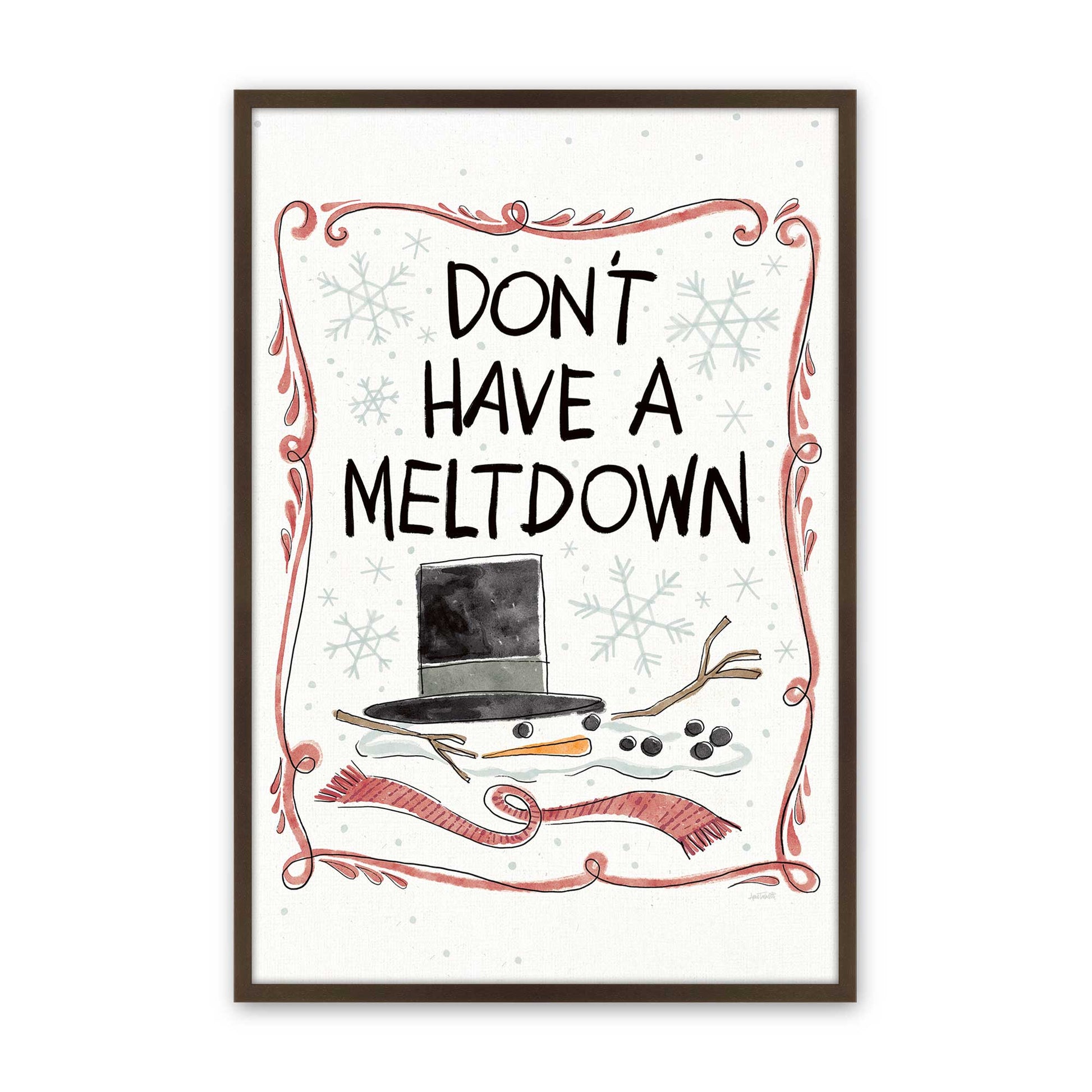 [Color:Belvinder Brown], Picture of art in a Belvinder Brown frame